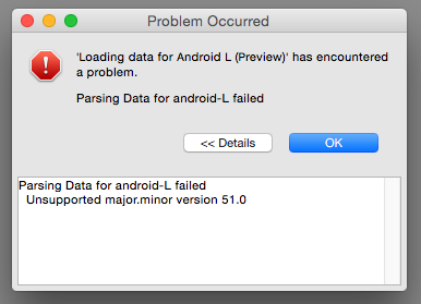 Parsing Data for android-L failed.png